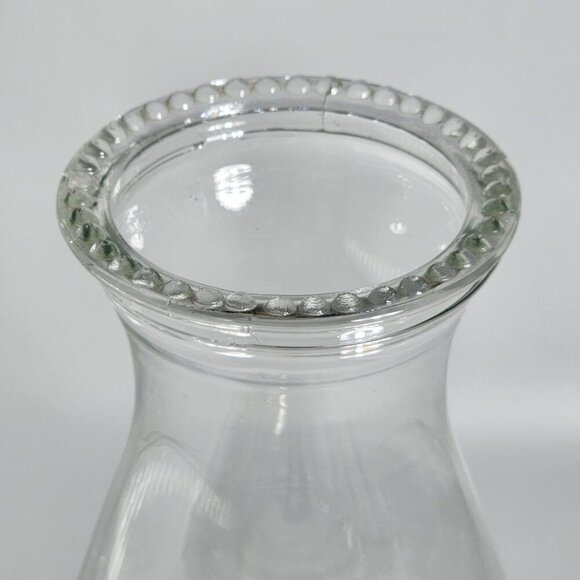 Frosted Glass Lamplight Farms Oil Lamp Embossed Floral Details Clear Chimney VTG - Picture 9 of 12